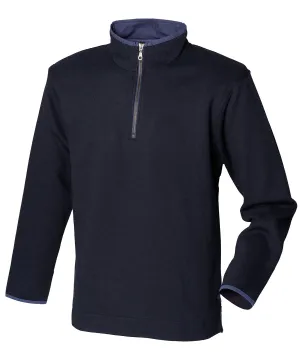Supersoft  zip sweatshirt | Navy