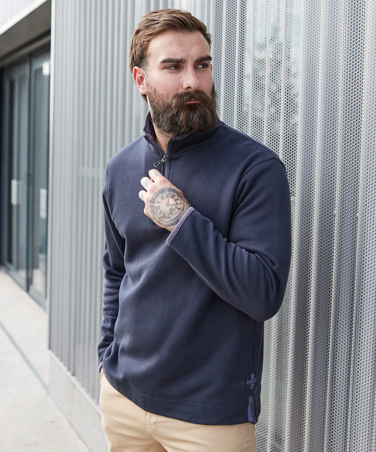 Supersoft  zip sweatshirt | Navy