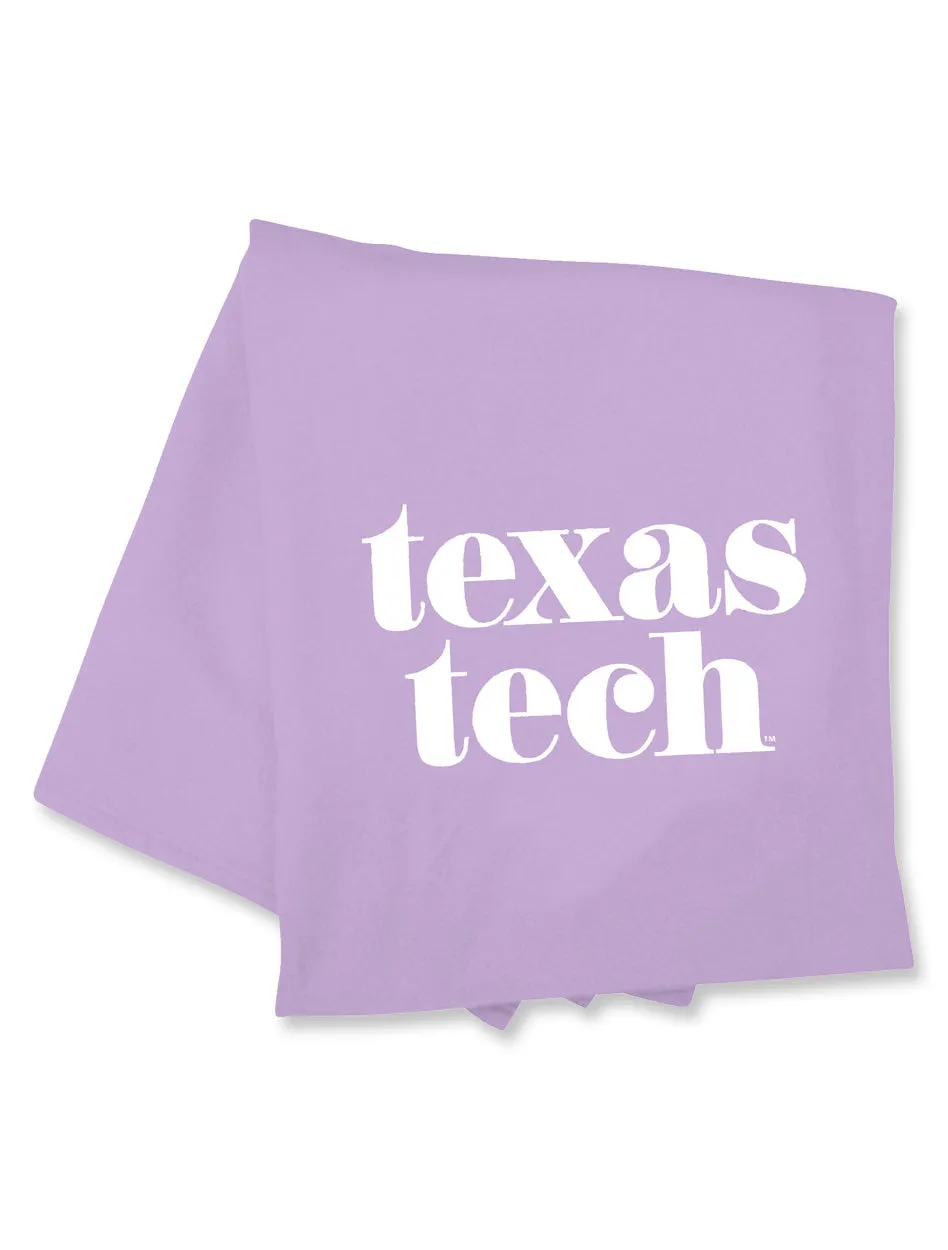 Texas Tech Red Raiders "Pristine" Stardust Sweatshirt Blanket