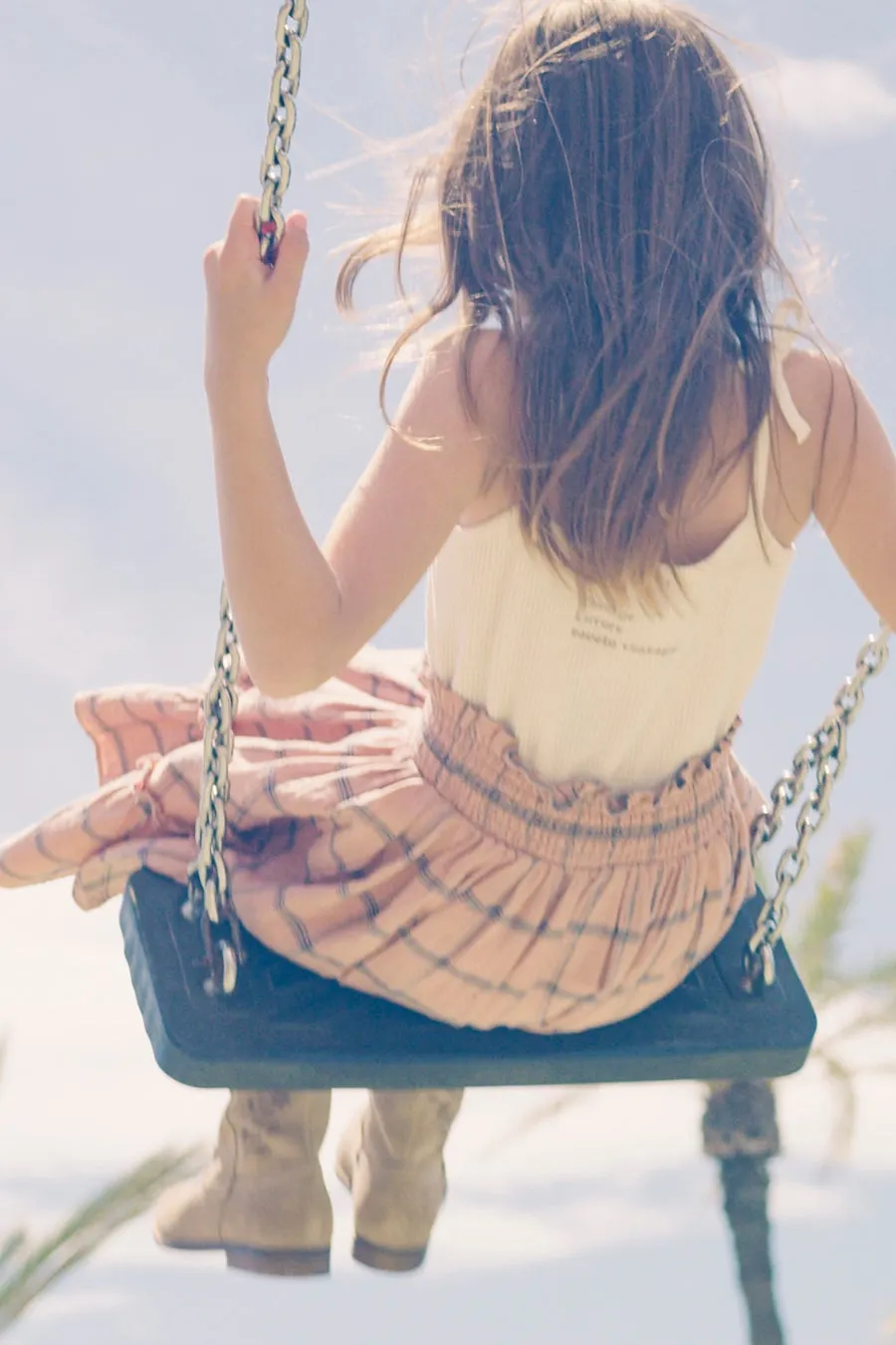 Tocoto Vintage Checkered Skirt