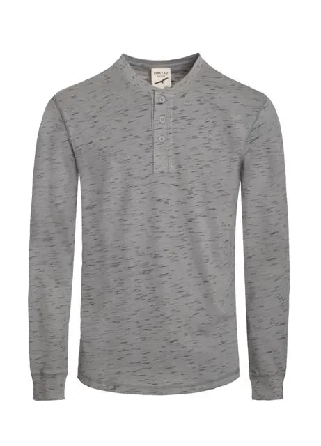 Top - Henley Long Sleeve T-Shirt