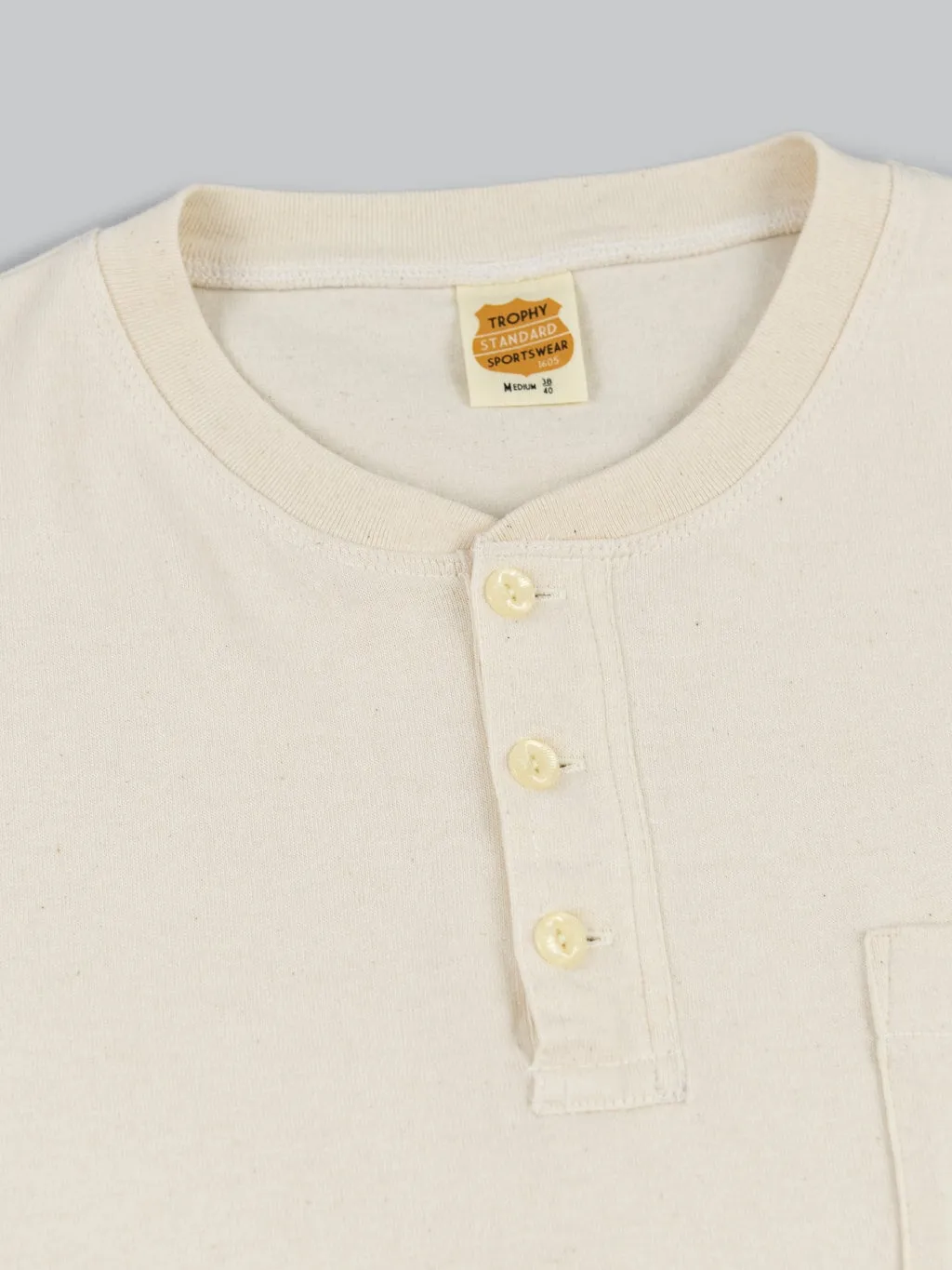 Trophy Clothing OD Henley Tee Natural