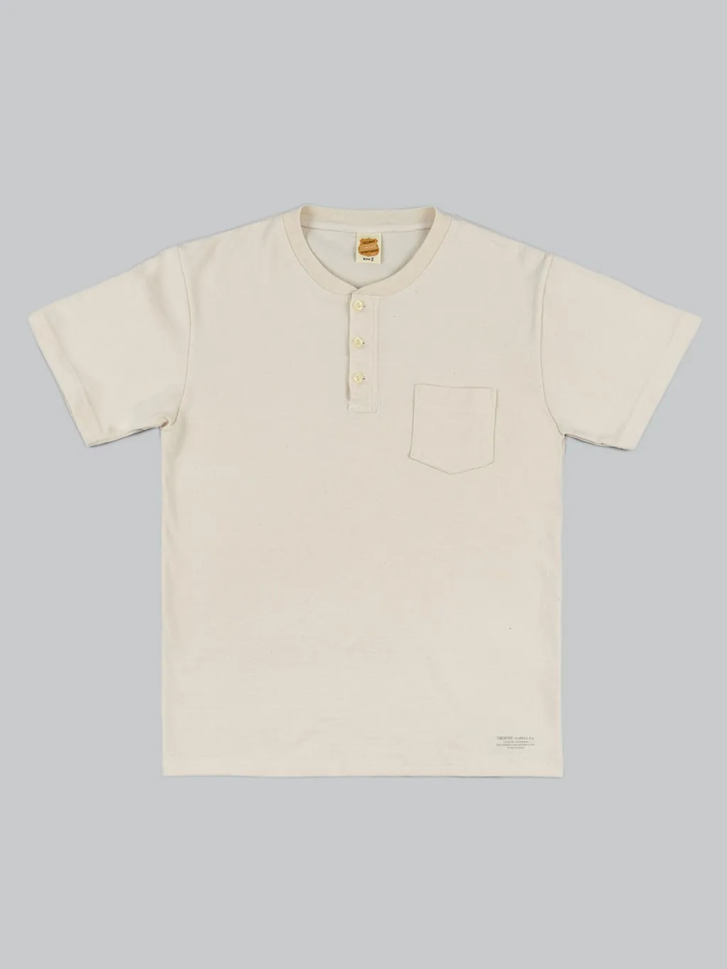 Trophy Clothing OD Henley Tee Natural
