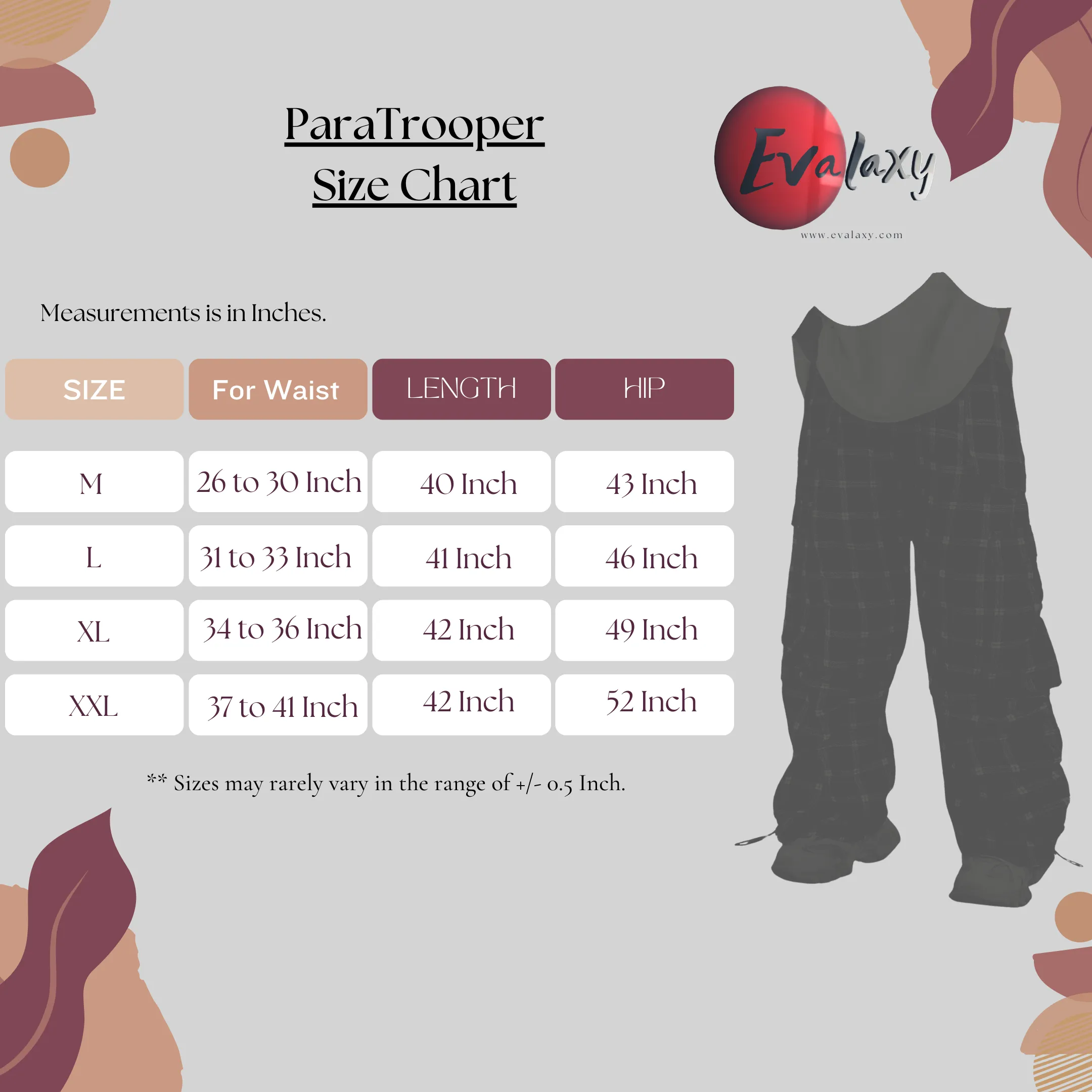 Unisex Dark NavyBlue Checkered Cargo Pants – Baggy Parachute Style for Men & Women