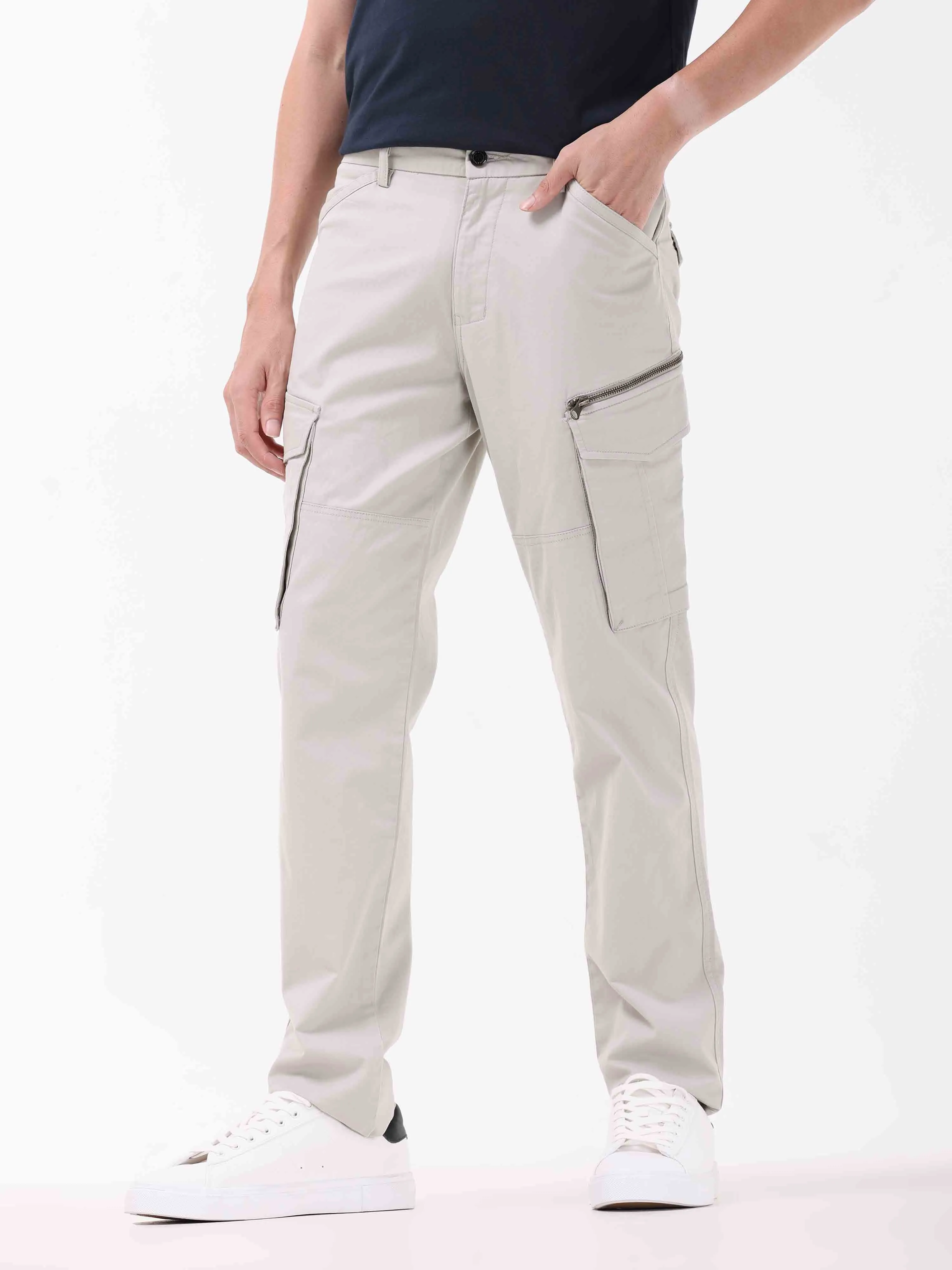 Utility Cloud Grey Cargo Pant