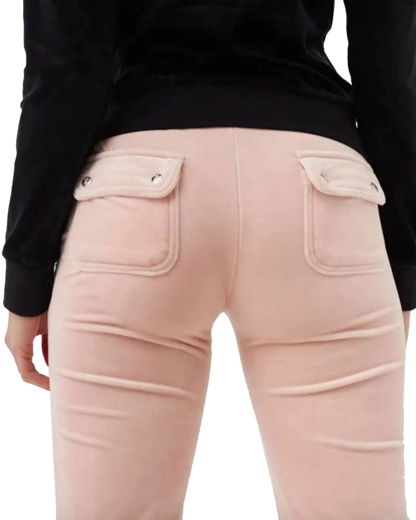 Velour Del Rey Pant in Silver Pink | Silver Pink