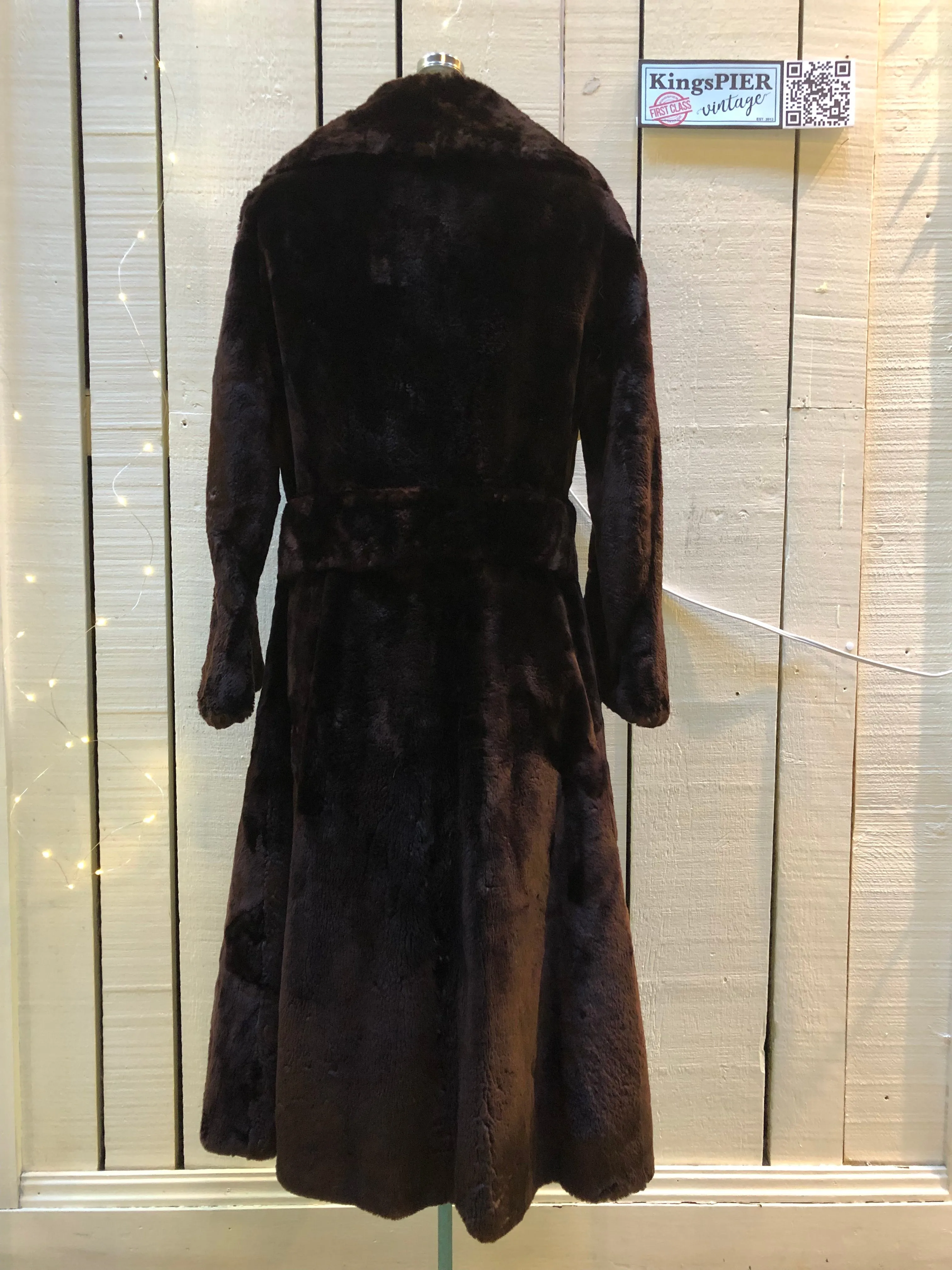 Vintage House of Appel Long Fur Coat, Made in Canada