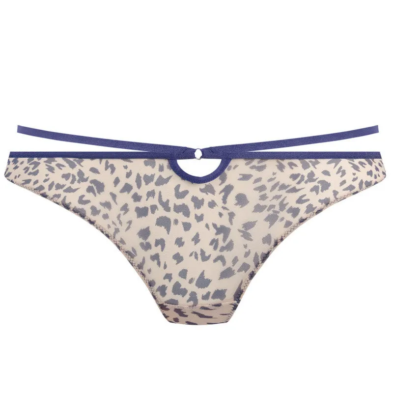 Wild Side Thong Leopard Print - Freya