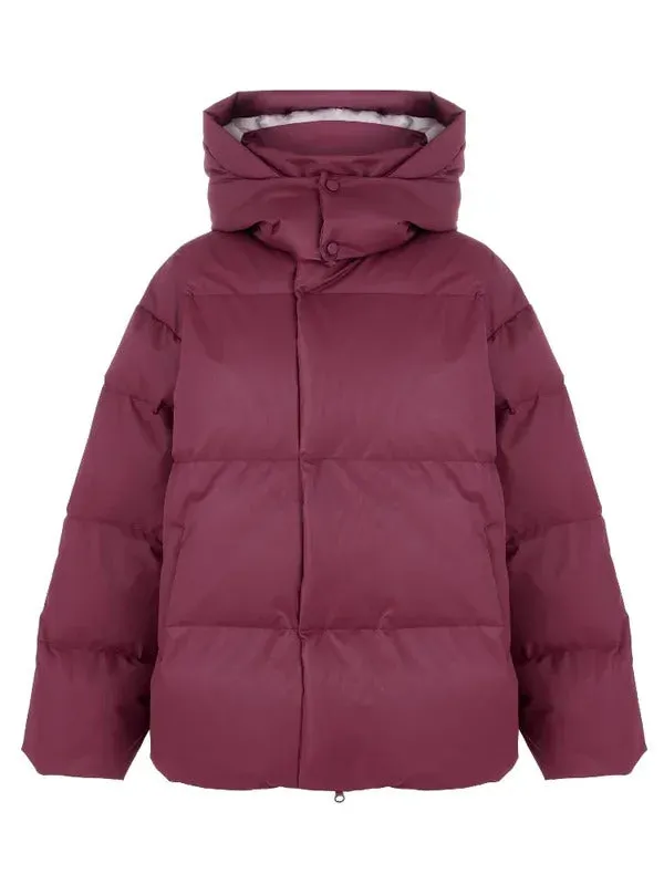 Women Thicken Hooded Down Overtised Cotton Jacket Fashion Long Sleeve Lapel Women's Coat 2024 Winter Lady Warm Commute Overcoat