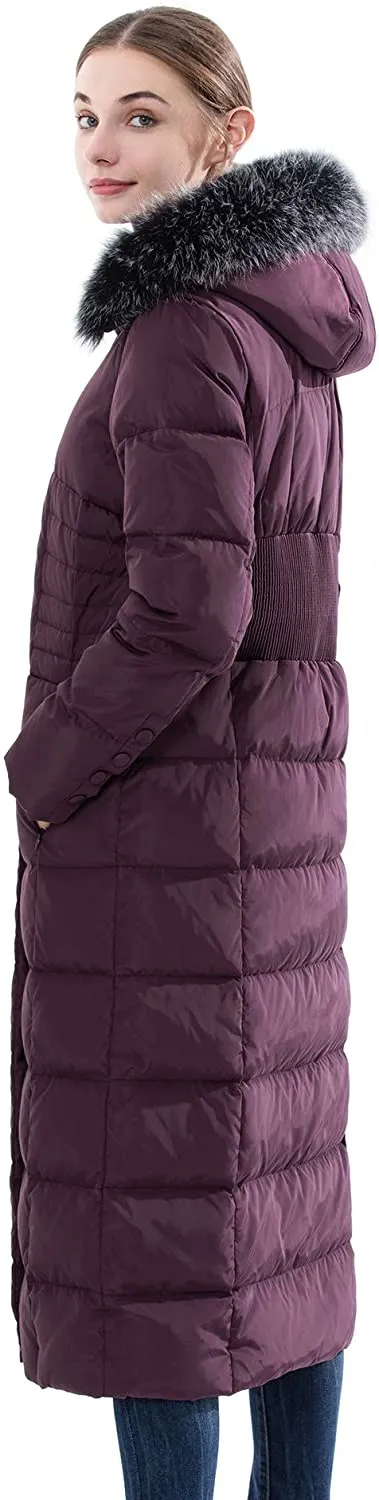 Women's Hooded Thickened Long Down Jacket