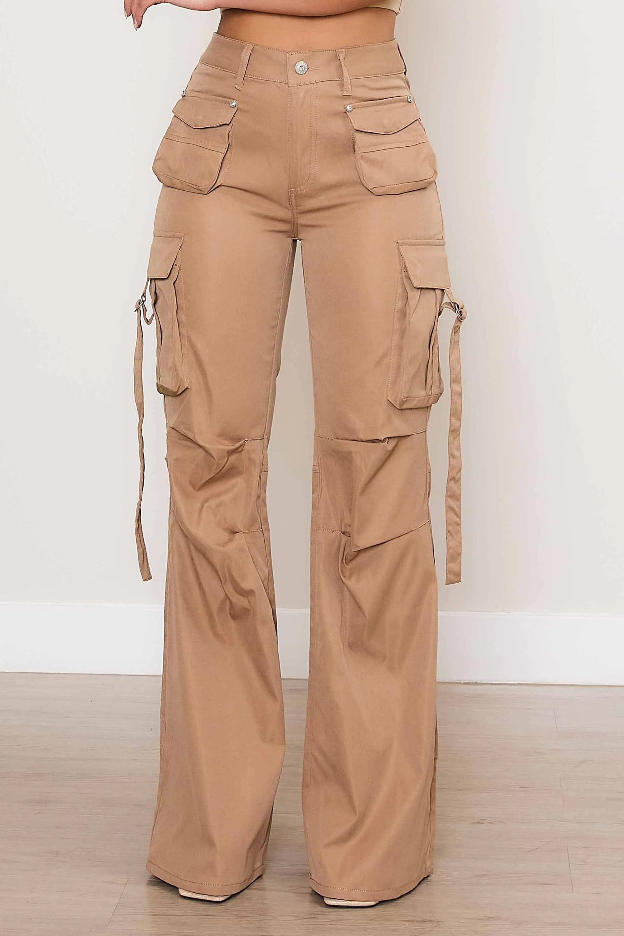 Women's Mid Rise Cargo Pants