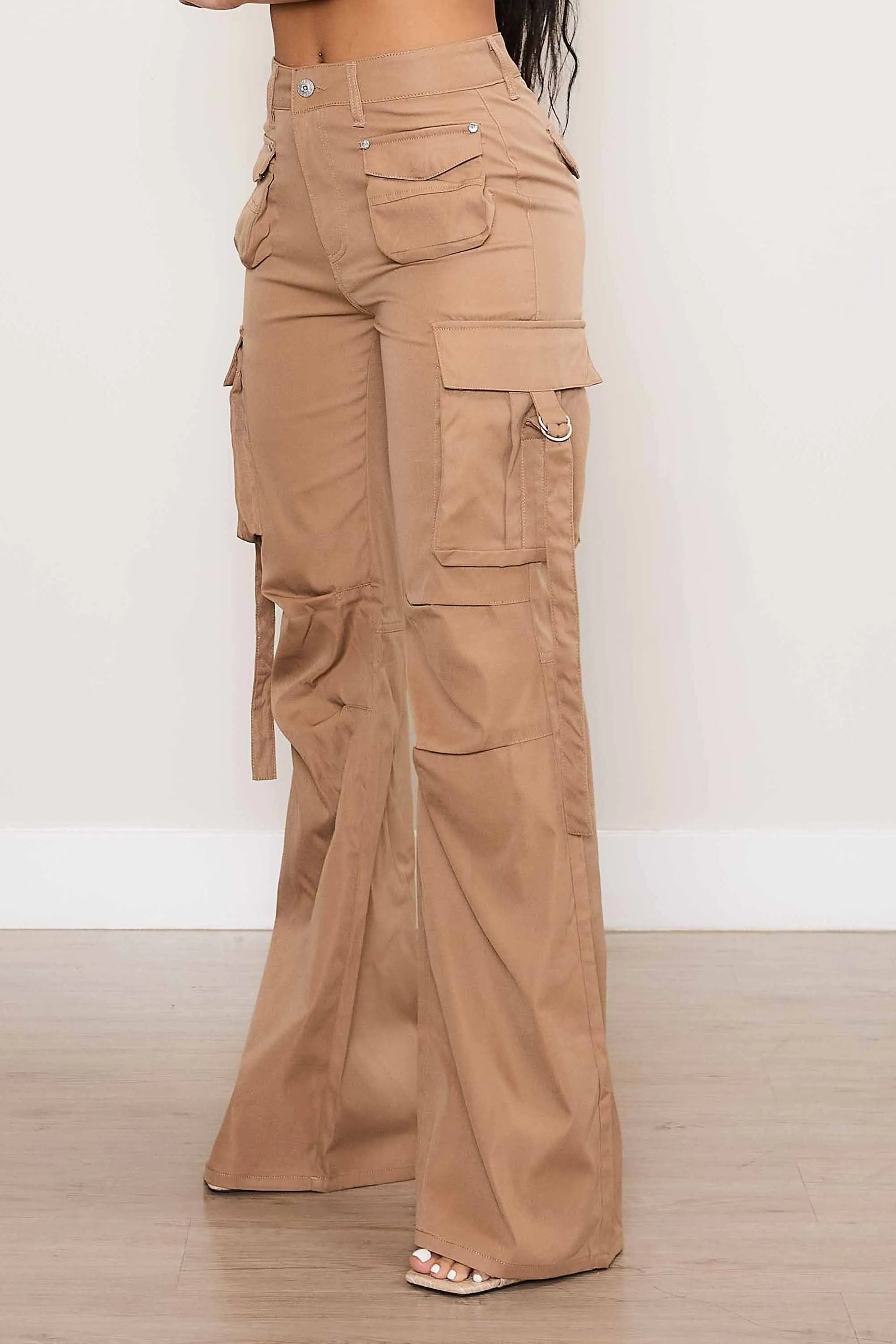 Women's Mid Rise Cargo Pants