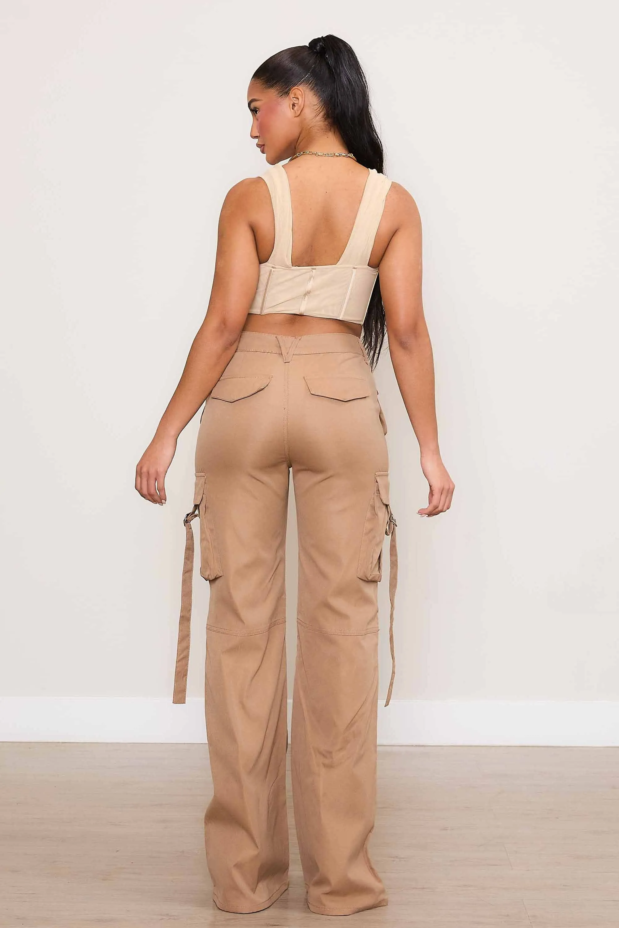 Women's Mid Rise Cargo Pants