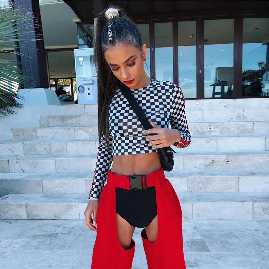 Women's Summer Ankle-Length Hollow Out Loose Cargo Pants